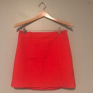 Express mini skirt orange/red